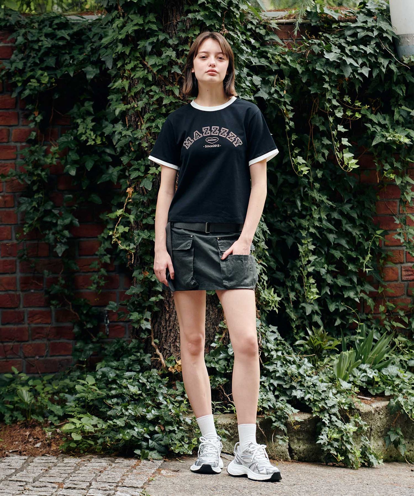 college logo tee/カレッジロゴTシャツ