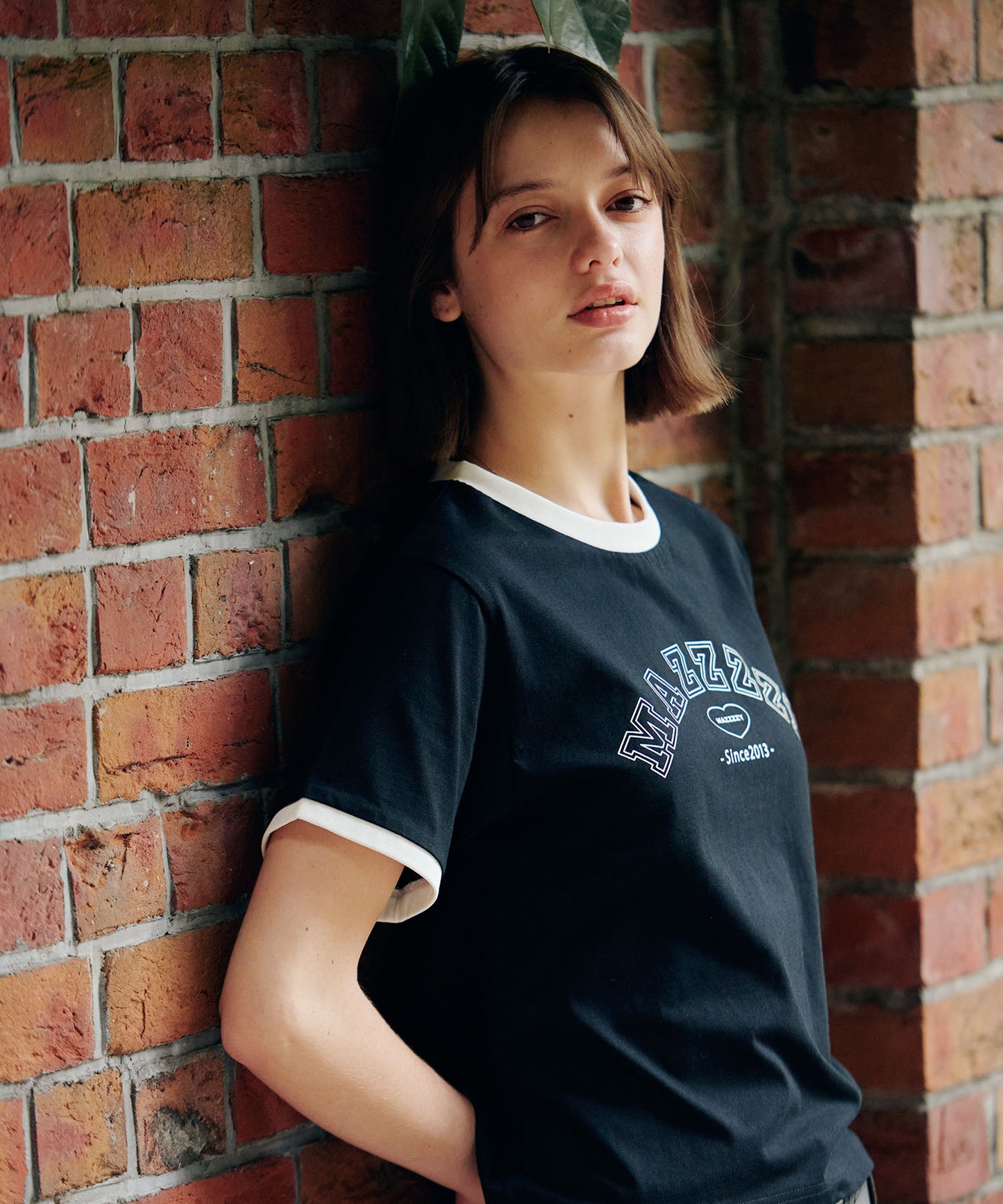 college logo tee/カレッジロゴTシャツ