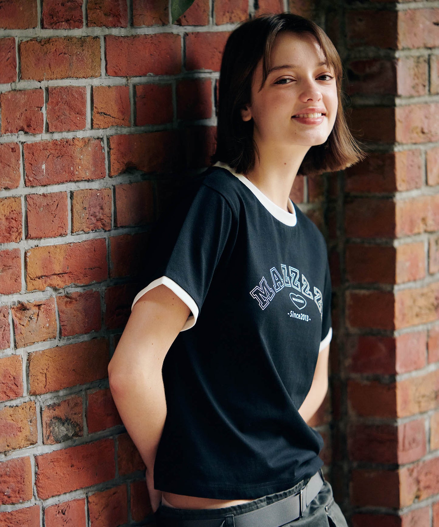 college logo tee/カレッジロゴTシャツ