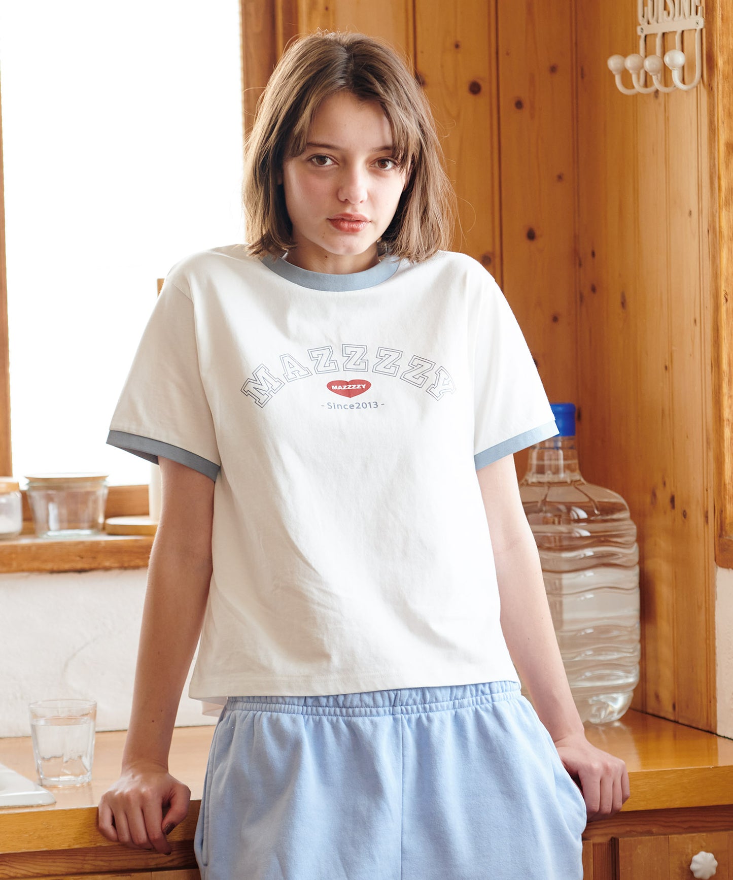 college logo tee/カレッジロゴTシャツ