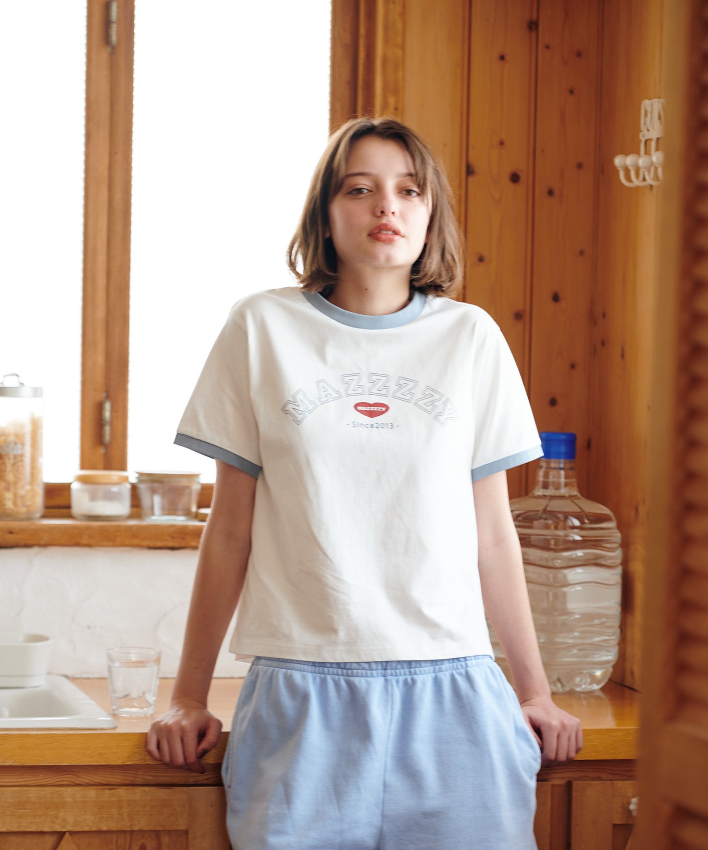 college logo tee/カレッジロゴTシャツ