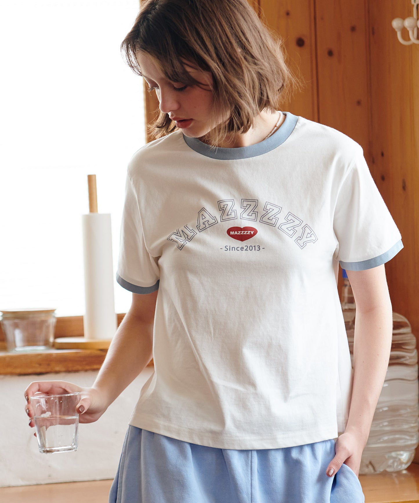 college logo tee/カレッジロゴTシャツ