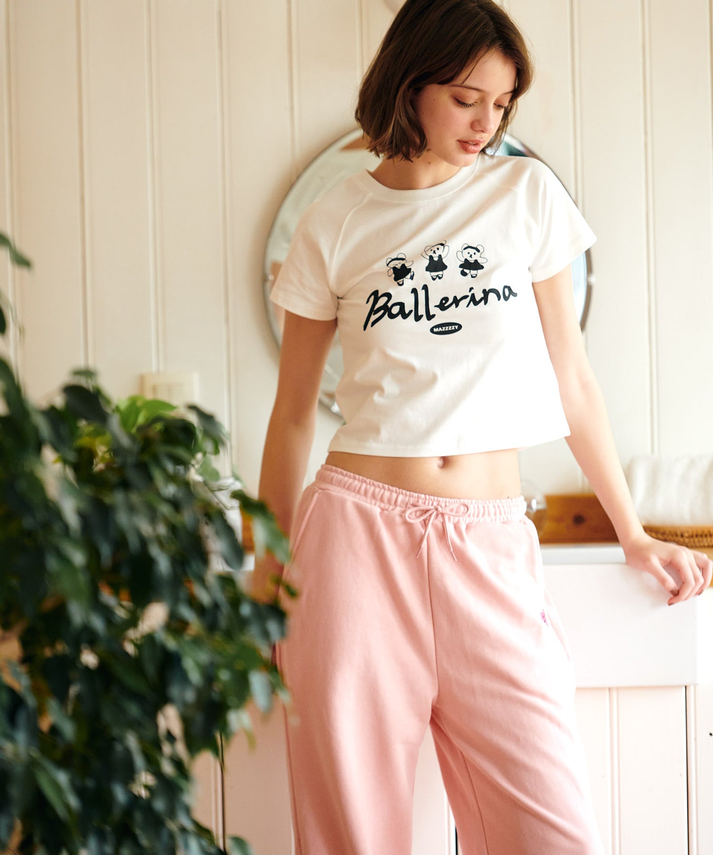 raglan cropped tee/ラグランクロップドTシャツ